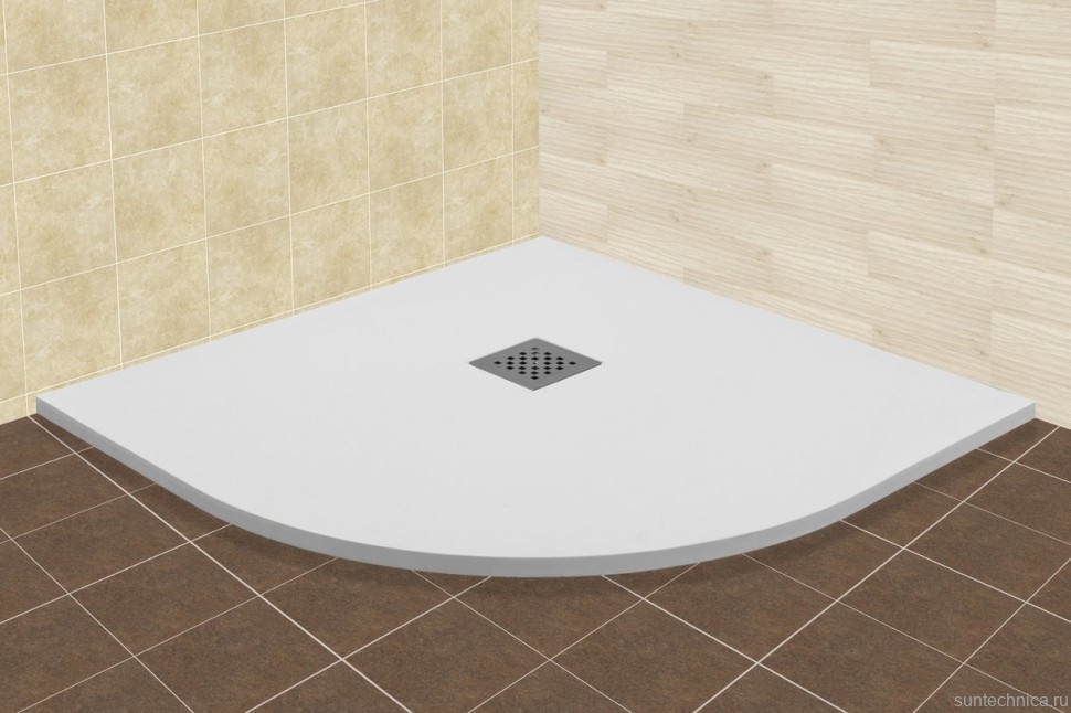 Поддон для душа RGW Stone Tray ST/R-0099W 90х90 с сифоном