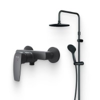Душевой комплект Смеситель для душа AM.PM Tender F45A20022 + Стойка Gem F0790022