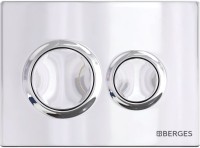 Комплект Berges Novum Vita Rimless крышка-сиденье, кнопка смыва O3, глянцевый хром