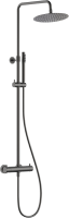Душевая стойка AQUAme AQM8006GM оружейная сталь