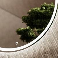 Зеркало круглое Sancos Bella 60 BE600 с подсветкой, набор 2 шт