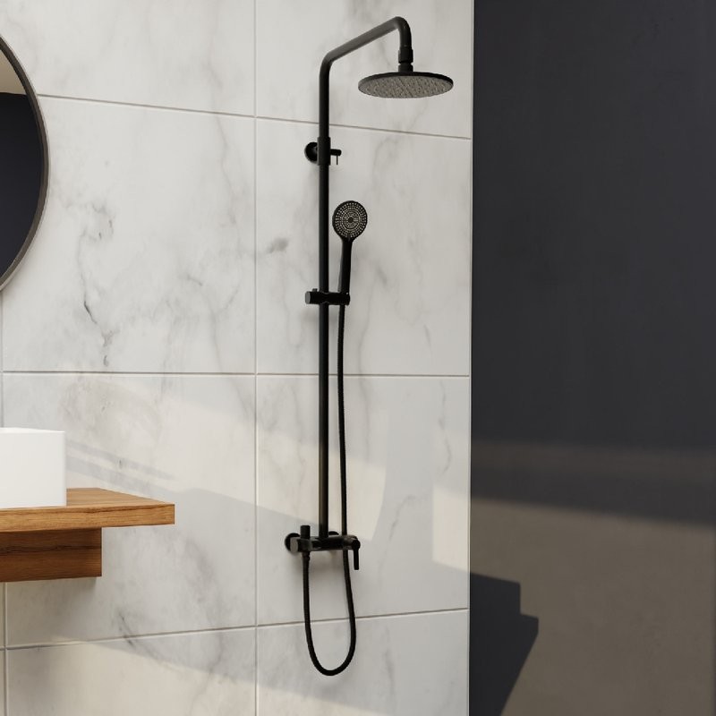 Душевая стойка RGW Shower Panels SP-31B матовый черный