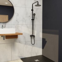 Душевая стойка RGW Shower Panels SP-31B матовый черный