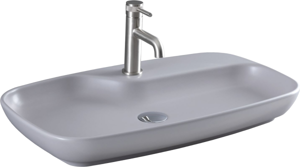 Накладная раковина Allen Brau Liberty 2 70х43, антрацит