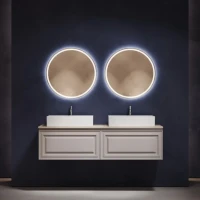Тумба с раковиной Sancos Very 160 doha soft, столешница бежевая TT160A2X, раковина CN6070