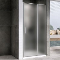 Душевая дверь в нишу Abber Sonnenstrand AG04100MS 100 см, профиль хром, стекло матовое
