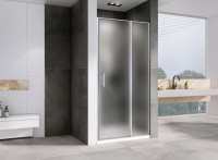 Душевая дверь в нишу Abber Sonnenstrand AG04100MS 100 см, профиль хром, стекло матовое