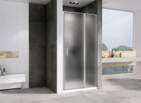 Душевая дверь в нишу Abber Sonnenstrand AG04100MS 100 см, профиль хром, стекло матовое