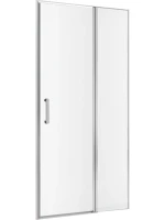 Душевая дверь в нишу Abber Sonnenstrand AG04100MS 100 см, профиль хром, стекло матовое