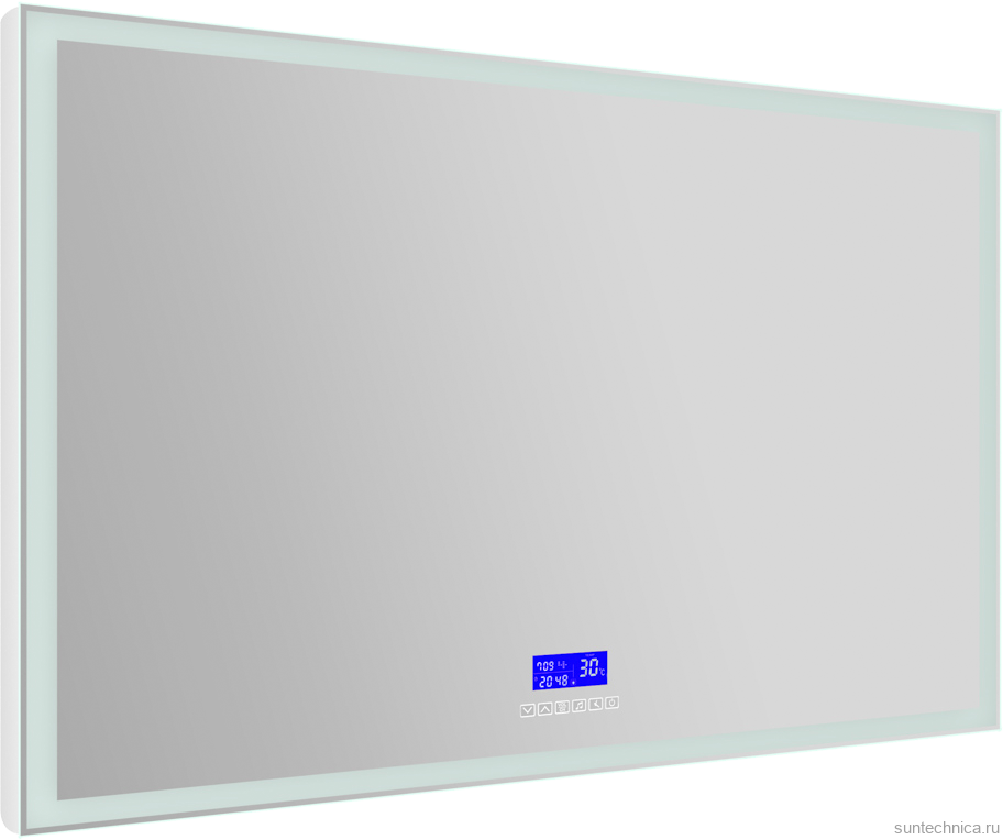 Зеркало BelBagno SPC-GRT-1200-800-LED-TCH-RAD с bluetooth, термометром и радио