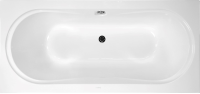 Акриловая ванна Vagnerplast Briana 185x90 см, пристенная, ультрабелая, с каркасом