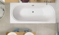 Акриловая ванна Vagnerplast Briana 185x90 см, пристенная, ультрабелая, с каркасом