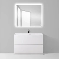 Мебель для ванной комнаты BelBagno Marino 90 bianco lucido, напольная