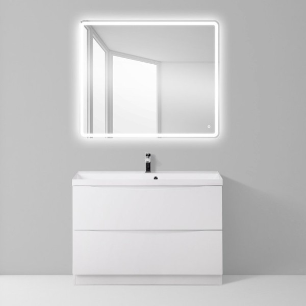 Мебель для ванной комнаты BelBagno Marino 90 bianco lucido, напольная