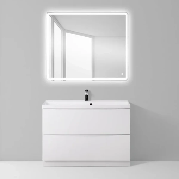 Мебель для ванной комнаты BelBagno Marino 90 bianco lucido, напольная