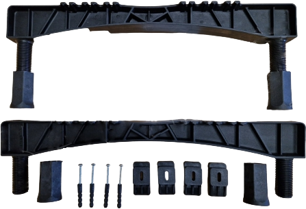 Акриловая ванна WHITECROSS Layla 180x80 см, пристенная, белый глянец, на ножках