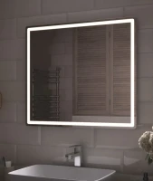 Зеркало Vigo Geometry Comfort 80 с подсветкой, с антизапотевателем