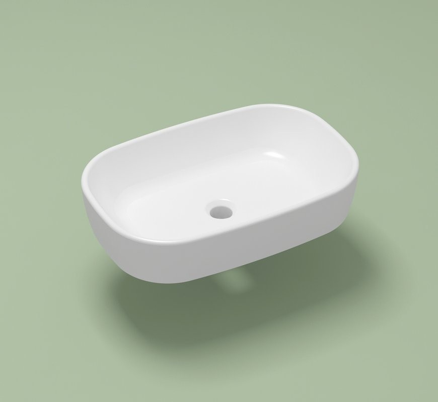 Комплект Накладная раковина Lavinia Boho Bathroom Sink 33311002 + Смеситель Wellsee ICON! for life 182310000 матовый белый