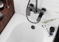 Акриловая ванна Vagnerplast Nymfa 160x70 см, пристенная, ультрабелая, с каркасом