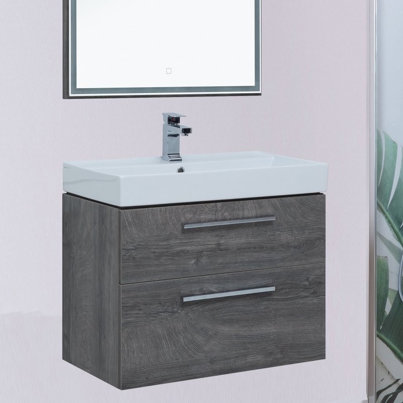 Мебель для ванной комнаты Aquanet Nova 75 дуб рошелье