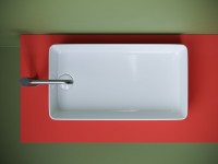 Накладная раковина Ceramicanova Element CN5048 белая глянцевая