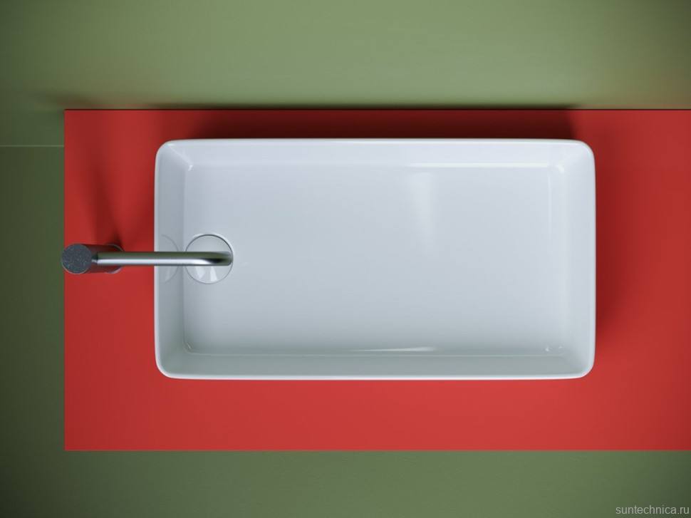 Накладная раковина Ceramicanova Element CN5048 белая глянцевая