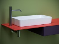 Накладная раковина Ceramicanova Element CN5048 белая глянцевая