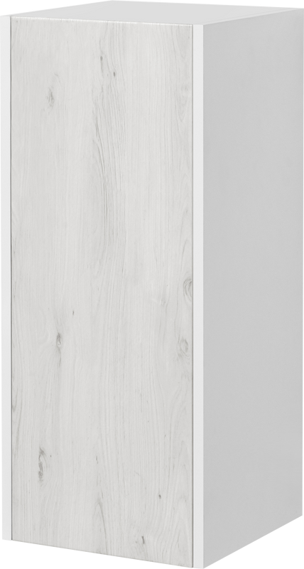 Шкаф AQUATON Сакура L, ольха наварра, белый