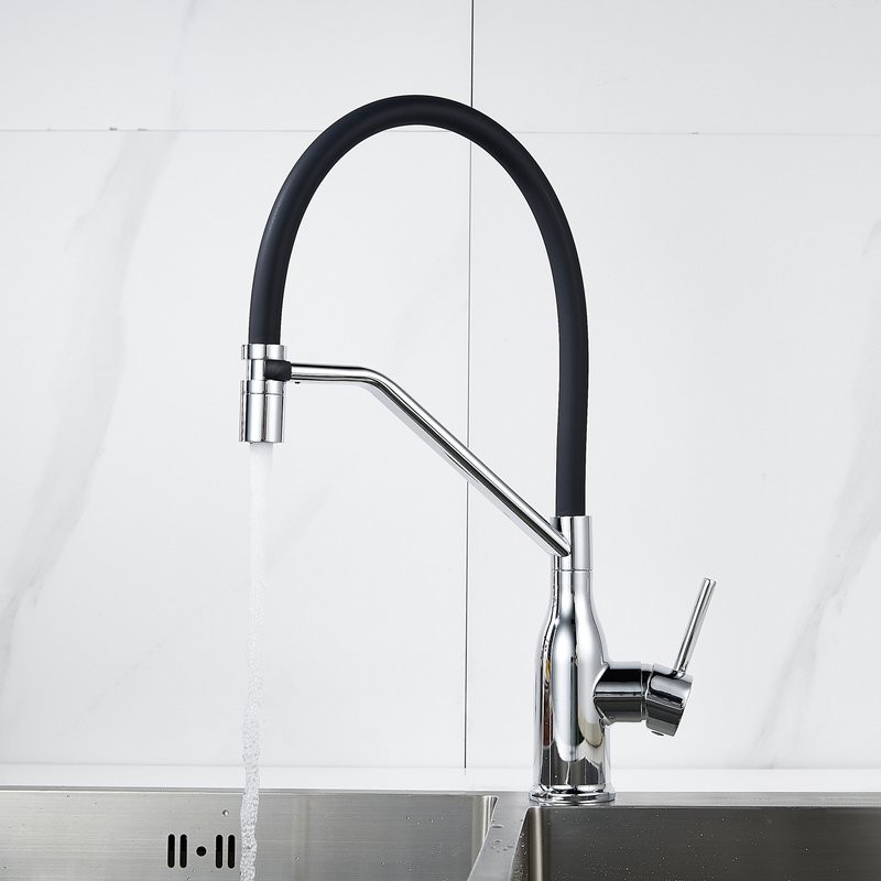 Смеситель для кухни Shevanik S343-3 хром