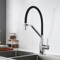 Смеситель для кухни Shevanik S343-3 хром
