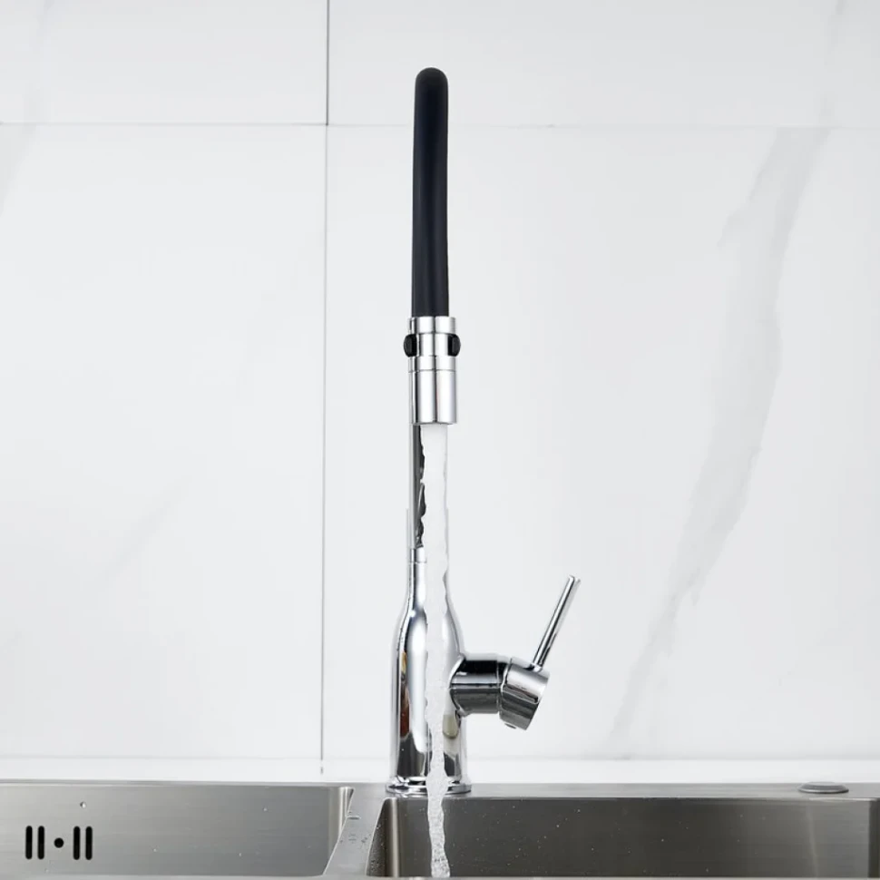 Смеситель для кухни Shevanik S343-3 хром