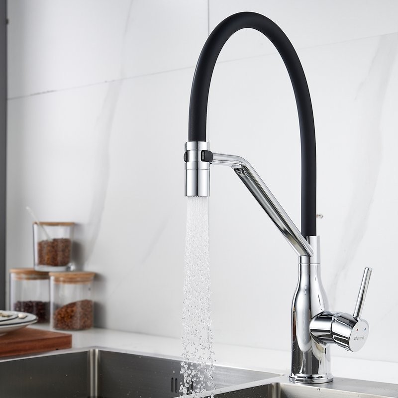 Смеситель для кухни Shevanik S343-3 хром