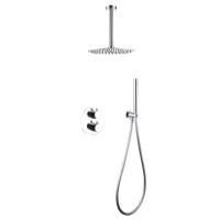 Душевой комплект Abber Wasser Kreis AF8121 С ВНУТРЕННЕЙ ЧАСТЬЮ, хром