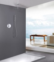 Душевой комплект Abber Wasser Kreis AF8121 С ВНУТРЕННЕЙ ЧАСТЬЮ, хром