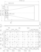 Поддон для душа RGW TUS W 170x80 Поддон для душа RGW TUS W 170x80
