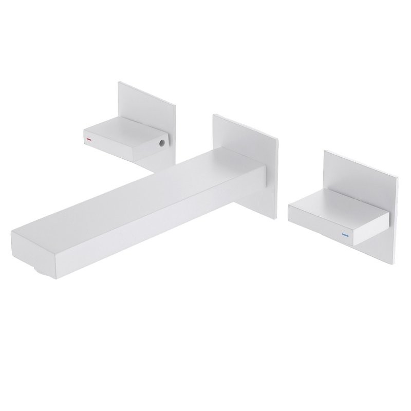 Смеситель для раковины Abber Daheim AF82122W С ВНУТРЕННЕЙ ЧАСТЬЮ, матовый белый