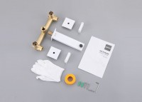 Смеситель для раковины Abber Daheim AF82122W С ВНУТРЕННЕЙ ЧАСТЬЮ, матовый белый