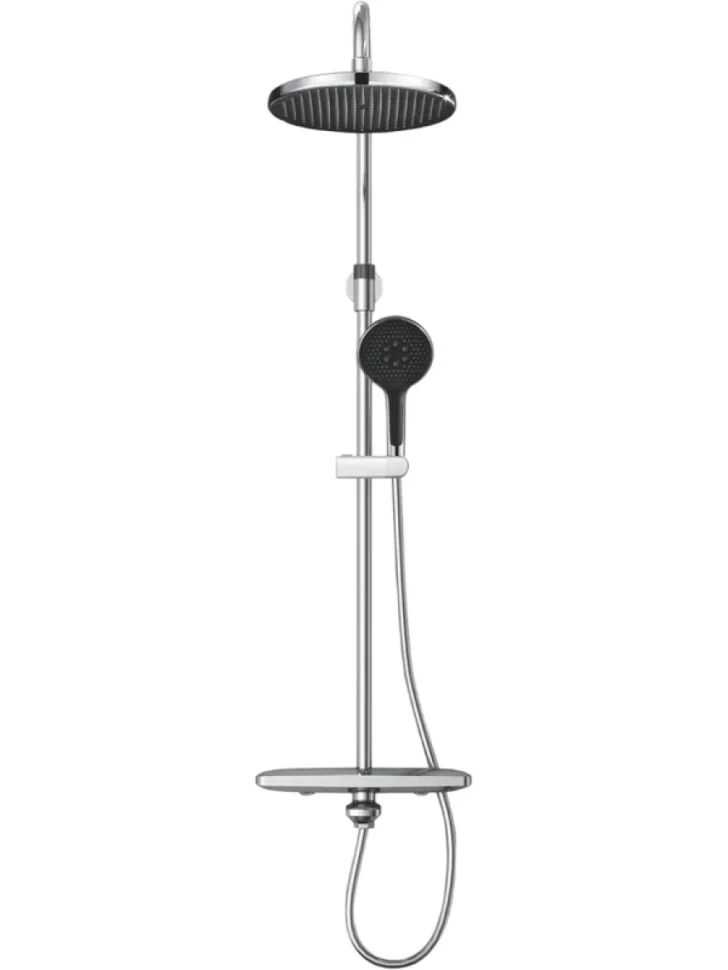 Душевая стойка Rose R3996 с термостатом, хром