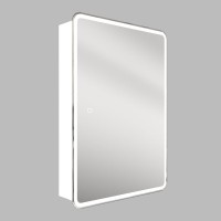 Зеркало-шкаф Style Line Каре 40 с подсветкой, сенсор с диммером, белое
