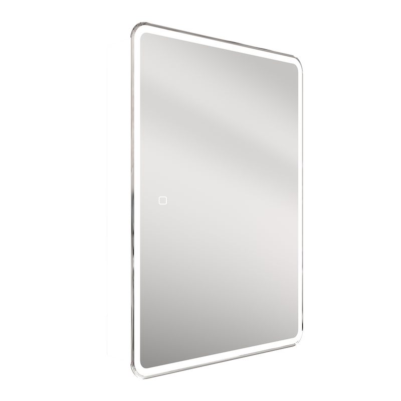 Зеркало-шкаф Style Line Каре 40 с подсветкой, сенсор с диммером, белое