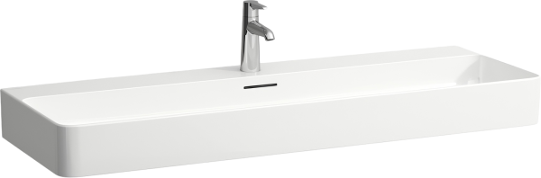 Мебельная раковина Laufen Val 8.1028.9.000.104.1 120 накладная, белая, прямоугольная, фарфор