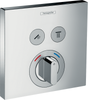 Термостатический смеситель встраиваемый Hansgrohe ShowerSelect 15768000 С ВНУТРЕННЕЙ ЧАСТЬЮ, хром