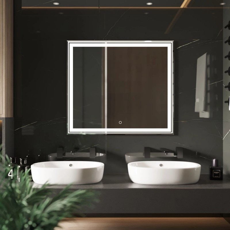 Зеркало Mixline Мелис 80 с подсветкой