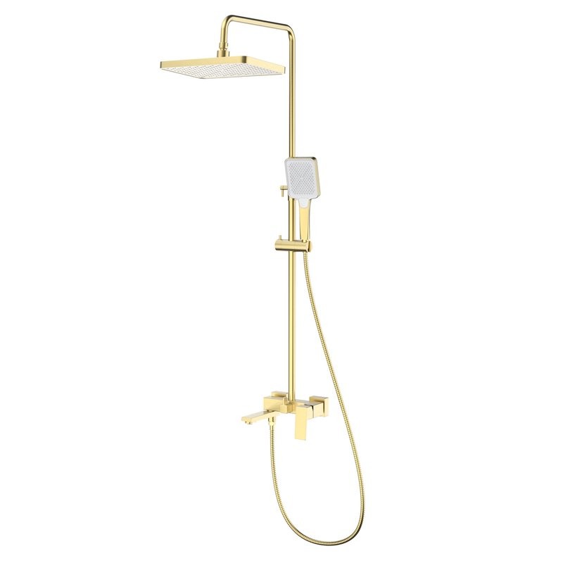 Душевая стойка Splenka S01 S01.24.03 сатин золотой