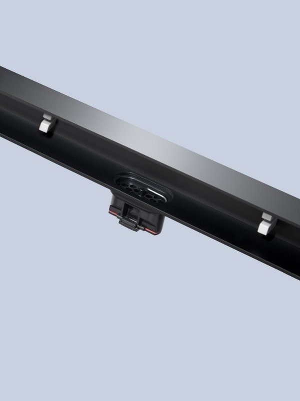 Душевой трап (лоток) AltroBagno Trave AltroBagnoTrave071217MB 60 см, решетка матовая черная, с сифоном