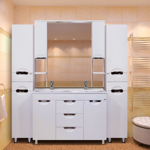Мебель для ванной комнаты Misty София 120 с ящиками