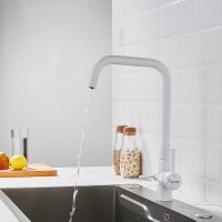 Смеситель для кухни с подключением фильтра Shevanik S528C, белый Смеситель для кухни с подключением фильтра Shevanik S528C, белый