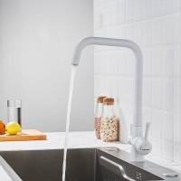 Смеситель для кухни с подключением фильтра Shevanik S528C, белый Смеситель для кухни с подключением фильтра Shevanik S528C, белый