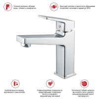 Смеситель для раковины Raglo R30.10, хром Смеситель для раковины Raglo R30.10, хром