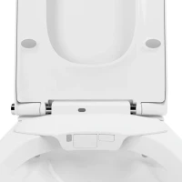 Комплект Lavinia Boho Унитаз подвесной Smart V-Clean 3359101R безободковый, с микролифтом + Инсталляция RelFix 38010010 + Кнопка RelFix 380501MC матовый хром + Дозатор RelFix 38040010